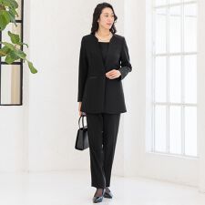 【洗える / 抗菌消臭】 喪服 ブラックフォーマル 礼服 パンツ　 5号～23号  レディース
