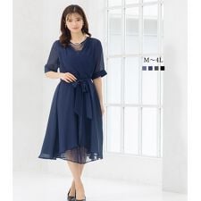 アッドルージュ(Addrouge)の【洗える】 フォーマル パーティードレス 結婚式 ＜ロング丈有＞　S~4L