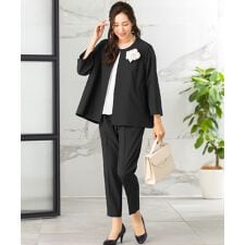 アッドルージュ(Addrouge)の【洗える / UVカット / ストレッチ】 セレモニースーツ ストレッチ セットアップ　S～4L