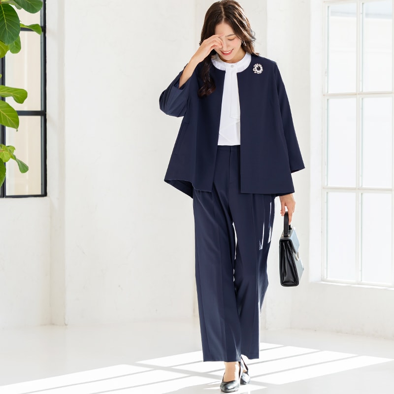 洗える / UVカット / ストレッチ】 セレモニースーツ ストレッチ