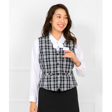 【洗える / UVカット / 抗菌消臭】 ベスト 単品 事務服　5号～23号