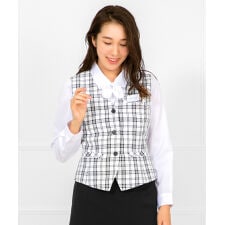 まとめてお得！【洗える / UVカット / 抗菌消臭】 ベスト 単品 事務服　5号～23号