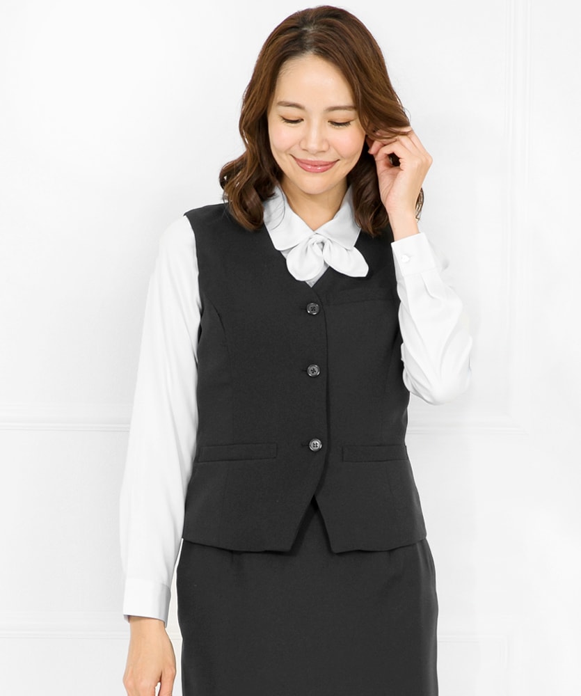 【洗える / UVカット / ストレッチ】 セットアップ ベスト　S〜4L 洗える / UVカット / ストレッチ】 セットアップ ベスト S～4L