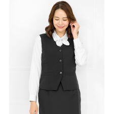 まとめてお得！【洗える / UVカット / 抗菌消臭】 ベスト 単品 事務服　5号～23号