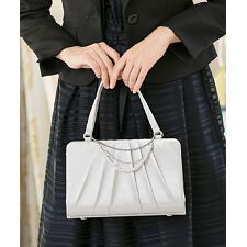 【大容量】 フォーマルバッグ ショルダー付き レディース / 結婚式 冠婚葬祭