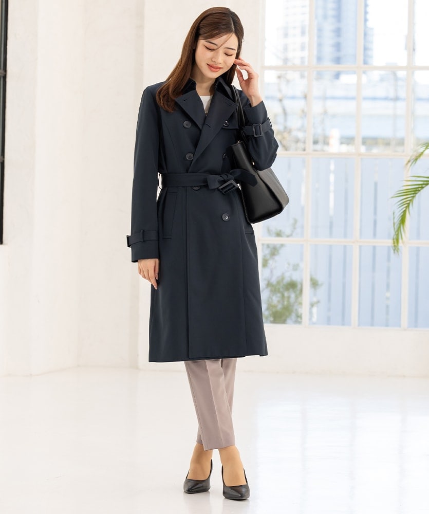 [�}���C]�y�􂦂� / UV�J�b�g�z ���C�i�[�t�� �g�����`�R�[�g / S�`4L/�A�b�h���[�W���iAddrouge�j �y100cm��z�l�C�r�[