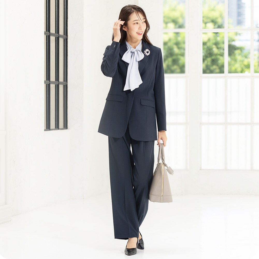 【洗える】 サマースーツ 麻調 リネンタッチ スーツ 接触冷感 UVカット 洗える / 接触冷感 / UVカット / 吸湿速乾】 麻調 リネンタッチ