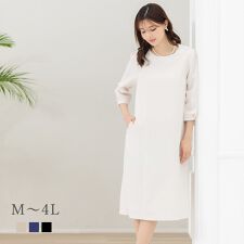 アッドルージュ(Addrouge)の【洗える】 フォーマル Iライン ワンピース レディース 体型カバー セレモニー　S～4L