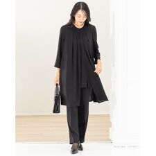 【洗える / 抗菌消臭】 喪服 ブラックフォーマル 礼服 パンツ　 5号～23号 レディース