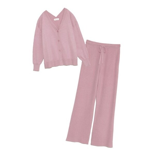スナイデルホーム Vニットプルオーバー＆ロングパンツセットアップ
