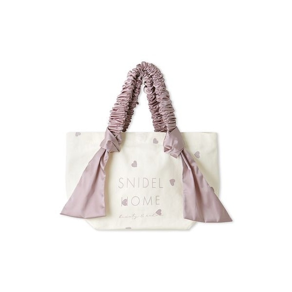 snidel home オーガニックキャンバストート big (heart) SNIDEL HOME｜オーガニックキャンバストート -BIG-(HEART