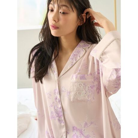 UVサテン】プリント開襟シャツ | スナイデルホーム(SNIDEL HOME  