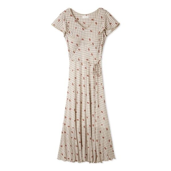 スナイデルホームチェリーカシュクールワンピース チェリーカシュクールワンピース | スナイデルホーム(SNIDEL