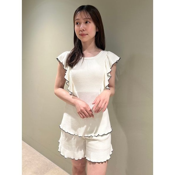 Gelato Pique メランジベアジャガードセットアップ　ベージュ Gelato Pique メランジベアジャガードセットアップ ベージュ