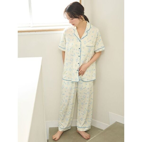 SNIDEL HOME ストライプカット開襟シャツ スナイデルホーム SNIDEL HOME ストライプカット開襟シャツ