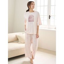 スナイデルホーム(SNIDEL HOME)の総柄ロングパンツ