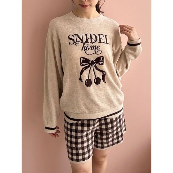SNIDEL HOME パジャマ ルームウェア SNIDEL HOME パジャマ ルームウェア デザインカットフードパーカ
