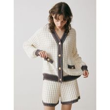 ラメニットツイードショートパンツ