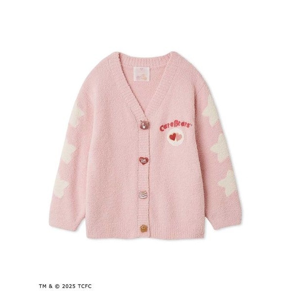 【スナイデルホーム】オープンハートカーディガン ピンク　ルームウェア　ワンピース セール】カーディガン×ワンピースセット（ルームウェア/パジャマ