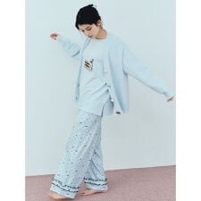 ハートドット柄ロングパンツ