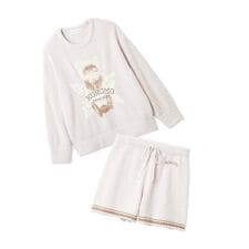 【WEB限定】【セット商品】【KOROMO】ニットプルオーバー＆ニットショートパンツSET