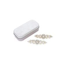 ビジューヘアピン×ミニ缶セット