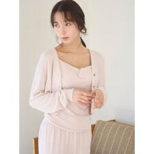 【接触冷感】【UVカット】ニットカーディガン