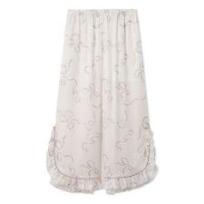 【Luxshine】【接触冷感】フリルリボンロングパンツ