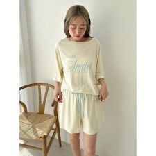 【接触冷感】ロゴTシャツセットアップ