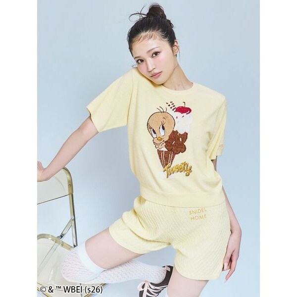 Tweety】ワッフルコーンニットショートパンツ | スナイデルホーム