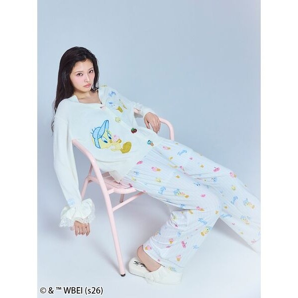 スナイデルホーム　ニットロングパンツ　＊ドビー＊ Tweety】カットロングパンツ | スナイデルホーム(SNIDEL HOME