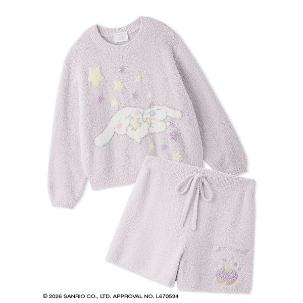 WEB限定】【セット商品】【Cinnamoroll】ニットプルオーバー＆ショート