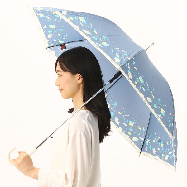 GHERARDINI★ゲラルディーニ★雨傘★長傘★新品★袋付き★ GHERARDINI（ゲラルディーニ）】 ロゴ柄 ジャンプ式 耐風雨傘