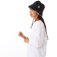 【 CLATHAS.（クレイサス）】刺繍ドローコード付きバケットハット