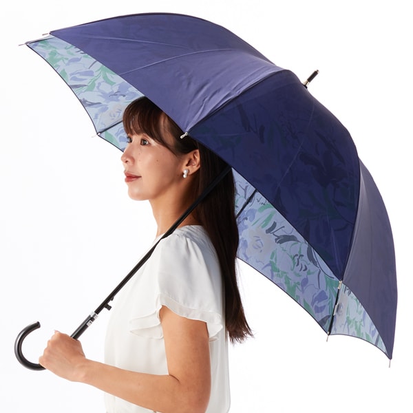 CHARLES JOURDAN シャルルジョルダン 雨傘 長傘 レディース 耐風