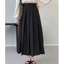 ハイウエストプリーツスカート