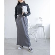 アイモハ(aimoha)の裏起毛コットンスウェットマキシスカート