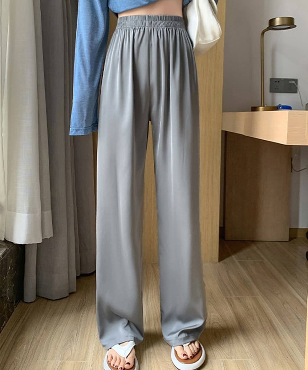 グレー ウール混紡 M カジュアルパンツ グレー ウール混紡 M カジュアルパンツオンライン 通販