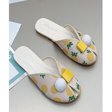 かわいい柄サンダル レディース ぺたんこ 可愛い