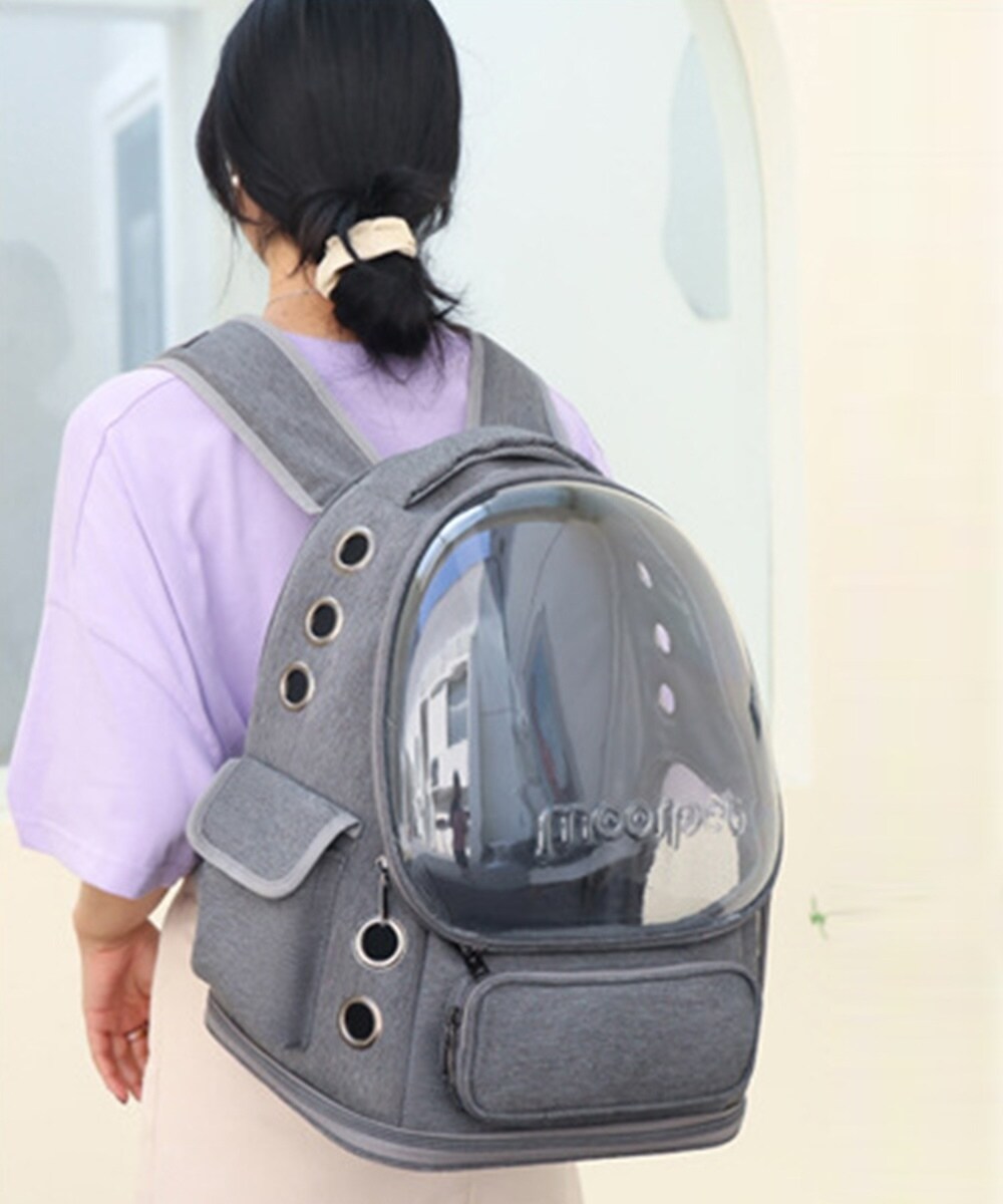 ペットキャリーバッグ 大容量ペット用キャリーバッグ ペット リュックキャリー27cm