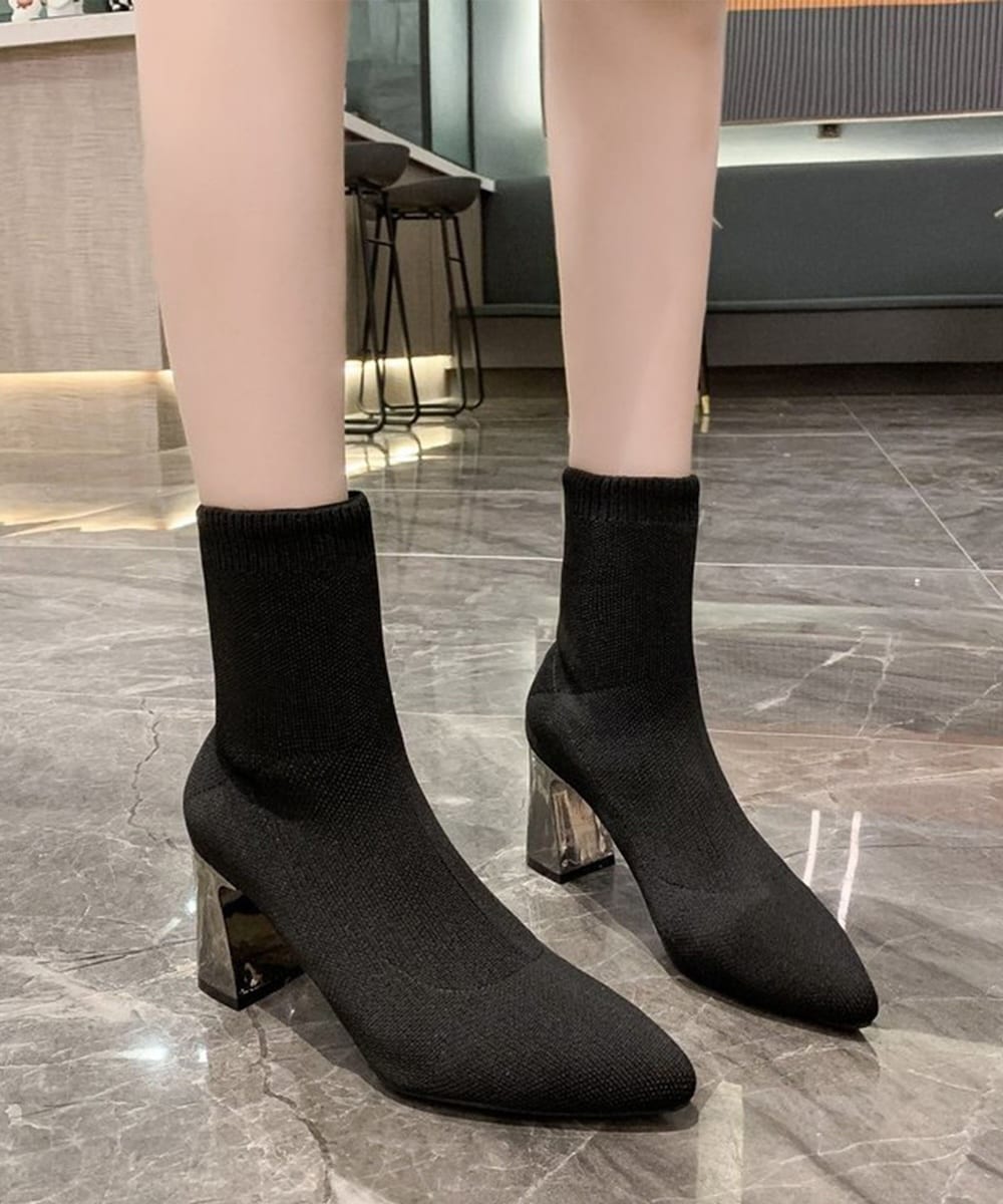 [�}���C]���b�V�����V���[�g�\�b�N�X�u�[�c �؍��t�@�b�V���� Jasmine Grandiflorum/�A�C���n�iaimoha�j �u���b�N