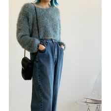 フワフワ ニットプルオーバー  Jasmine Grandiflorum【AW】