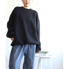 英文字刺繍ビッグシルエットエアスウェット