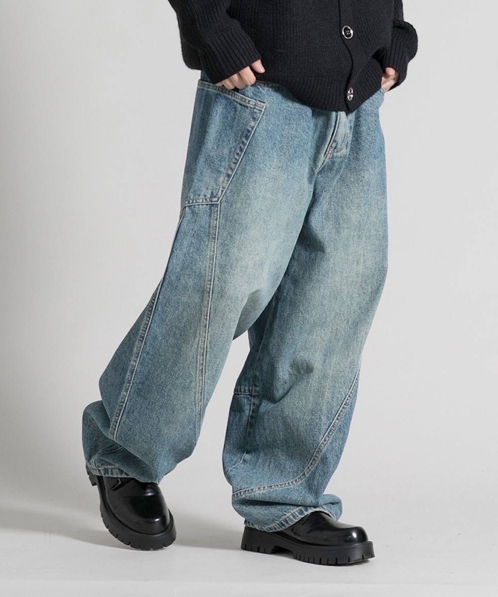 [�}���C]�yaimoha neo�zCurveCut Denim�f�j���p���c/�A�C���n�iaimoha�j �u���[