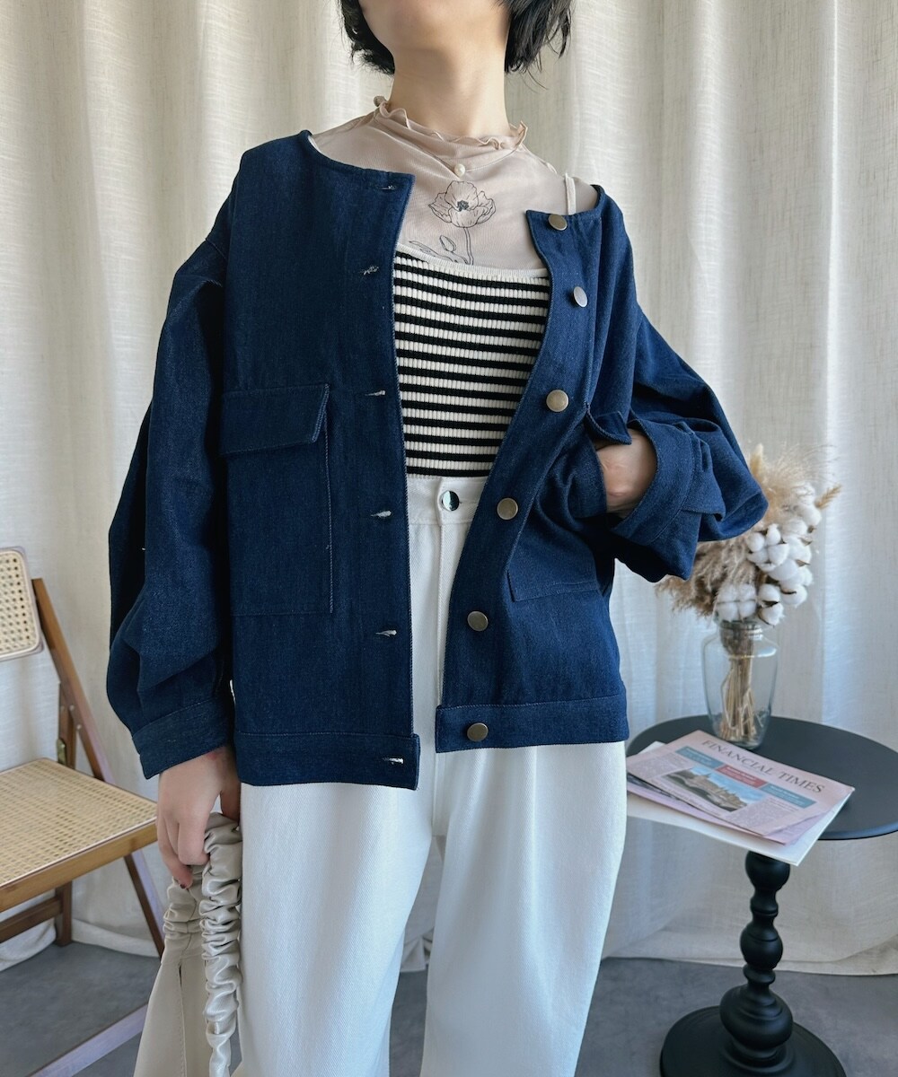 ARM SLIT DENIM SH ジャケット | スライ(SLY) | マルイウェブ