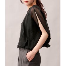 七分袖シアートップス