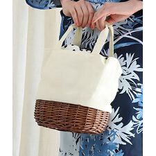 アイモハ(aimoha)の籠型ドット模様巾着　浴衣用ハンドバッグ