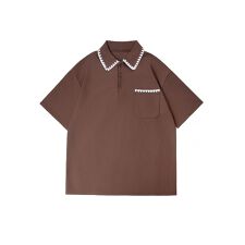 ステッチデザインポロシャツ