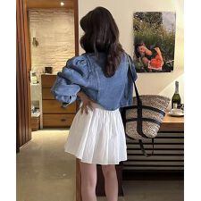 【aimoha】ショート丈デニムジャケット