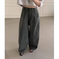 【aimoha】ハイウエストワイドパンツ